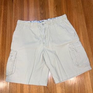 Ocean Pacific Men's Cream Corduroy Cargo Shorts